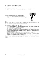 Preview for 18 page of Strebel S-WG 100 Installation, Operating And Maintenance Manual