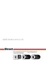 Preview for 103 page of Street Crane ZX6 Installation, Operation And Maintenance Instructions