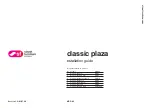 Street Furniture Classic Plaza CMP1 Installation Manual предпросмотр