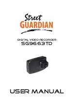 Preview for 1 page of Street Guardian SG9663TD User Manual