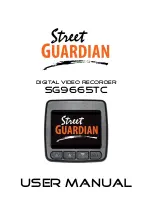 Предварительный просмотр 1 страницы Street Guardian SG9665TC User Manual