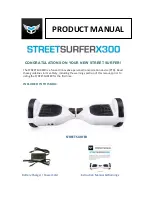 Street Surfers STREET SURFER X300 Product Manual preview