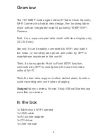 Preview for 6 page of STREET WISE HD 1080P IR Table Clock User Manual