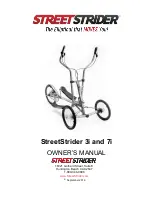 StreetStrider 3i Owner'S Manual preview