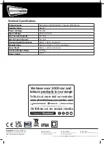 Предварительный просмотр 8 страницы Streetwize SWCV7 Information For Use