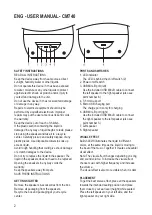 Предварительный просмотр 2 страницы Streetz CM740 Manual