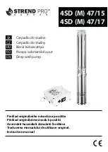 Предварительный просмотр 1 страницы Strend Pro 4SD 47/15 Instruction Manual