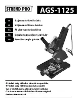 Strend Pro AGS-1125 Instruction Manual preview