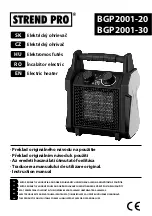 Preview for 1 page of Strend Pro BGP2001-20 Instruction Manual