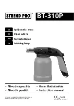 Strend Pro BT-310P Instruction Manual preview