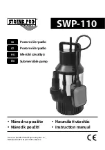 Предварительный просмотр 1 страницы Strend Pro SWP-110 Instruction Manual