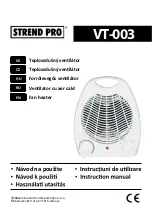 Strend Pro VT-003 Instruction Manual preview