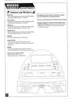 Preview for 8 page of strength master MX900 User Manual