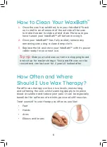 Preview for 6 page of StressNoMore WaxBath User Manual