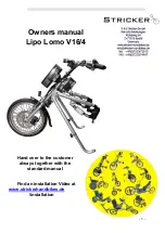 Stricker Lipo Lomo V16/4 Owner'S Manual preview