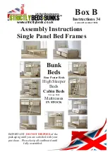 Preview for 1 page of Strictly Beds & Bunks Box B Assembly Instructions Manual