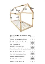 Preview for 2 page of Strictly Beds & Bunks Canopy Bed Single Assembly Instructions Manual