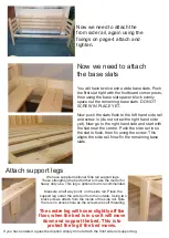 Preview for 7 page of Strictly Beds & Bunks RipVan Day Bed Box J Assembly Instructions Manual