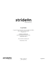 Preview for 8 page of StrideOn Knee Walker User Manual