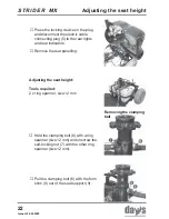 Предварительный просмотр 22 страницы Strider MX 3 Operating Manual