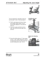 Предварительный просмотр 23 страницы Strider MX 3 Operating Manual