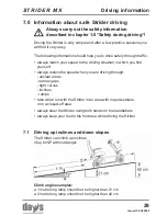 Предварительный просмотр 29 страницы Strider MX 3 Operating Manual