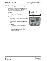 Предварительный просмотр 36 страницы Strider MX 3 Operating Manual