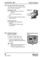 Предварительный просмотр 44 страницы Strider MX 3 Operating Manual