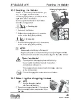 Предварительный просмотр 45 страницы Strider MX 3 Operating Manual