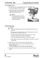 Предварительный просмотр 64 страницы Strider MX 3 Operating Manual