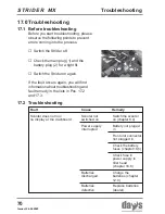 Предварительный просмотр 70 страницы Strider MX 3 Operating Manual