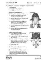 Предварительный просмотр 77 страницы Strider MX 3 Operating Manual