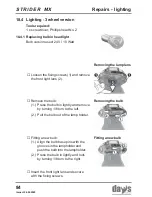 Предварительный просмотр 84 страницы Strider MX 3 Operating Manual