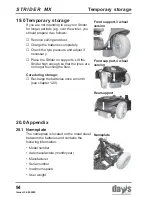 Предварительный просмотр 94 страницы Strider MX 3 Operating Manual