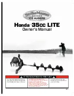 Предварительный просмотр 3 страницы STRIKEMASTER Honda 35CC LITE Owner'S Manual