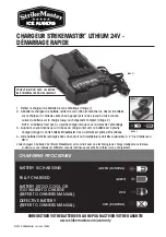 Предварительный просмотр 2 страницы STRIKEMASTER LITHIUM 24V BATTERY CHARGING BASE Quick Start Manual