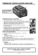 Предварительный просмотр 3 страницы STRIKEMASTER Lithium 24V Owner'S Manual