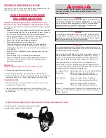 Preview for 8 page of STRIKEMASTER Strike-Lite II Operating Manual