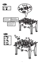 Предварительный просмотр 12 страницы STRIKER FOOSBALL MONARCH SXF1003 Assembly Instructions Manual