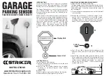 Предварительный просмотр 1 страницы Striker Garage Parking Sensor Instructions