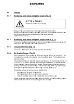 Предварительный просмотр 22 страницы Strobel VEB 200-1 Mechanic'S Instructions