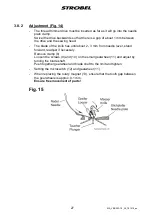 Предварительный просмотр 31 страницы Strobel VEB 200-1 Mechanic'S Instructions