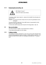 Предварительный просмотр 32 страницы Strobel VEB 200-1 Mechanic'S Instructions