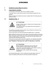 Предварительный просмотр 13 страницы Strobel VTD410EV Operating Instructions Manual