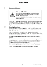 Предварительный просмотр 32 страницы Strobel VTD410EV Operating Instructions Manual