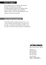 Предварительный просмотр 36 страницы Strobel VTD410EV Operating Instructions Manual