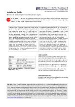 STROBES N MORE Triple Threat Dual Installation Manual preview