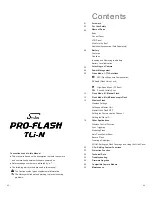 Предварительный просмотр 4 страницы Strobies Pro-flash TLi-N Instruction Manual