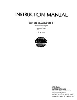 Strong International XENON GLADIATOR II Instruction Manual preview
