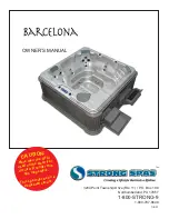 Strong Pools and Spas Barcelona Owner'S Manual preview